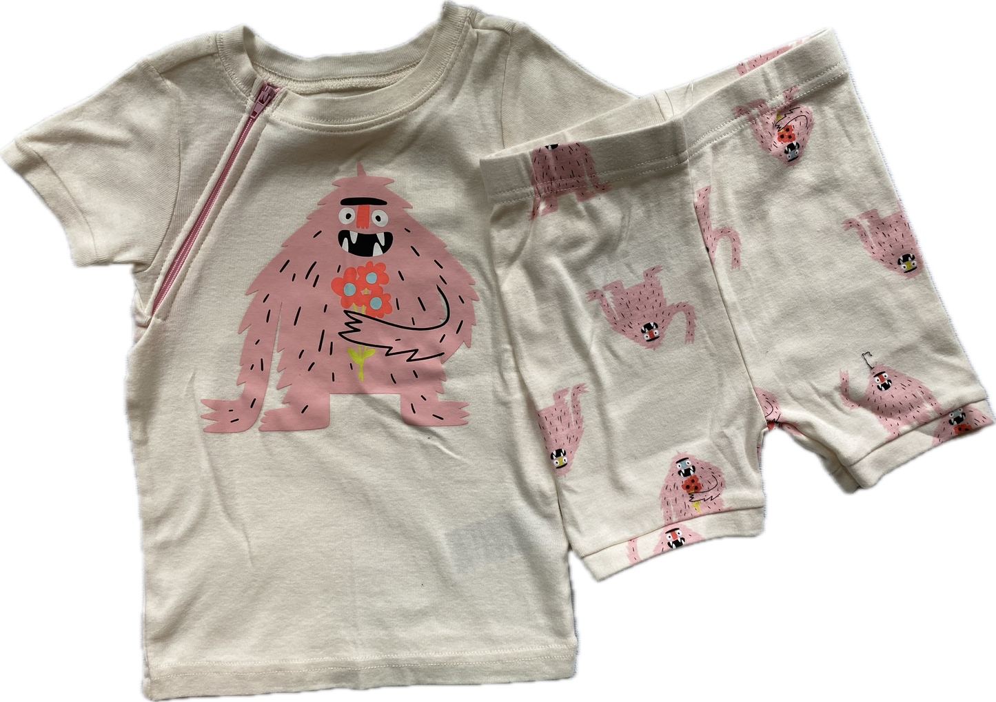 RIGHT ZIPPER Monster PJs