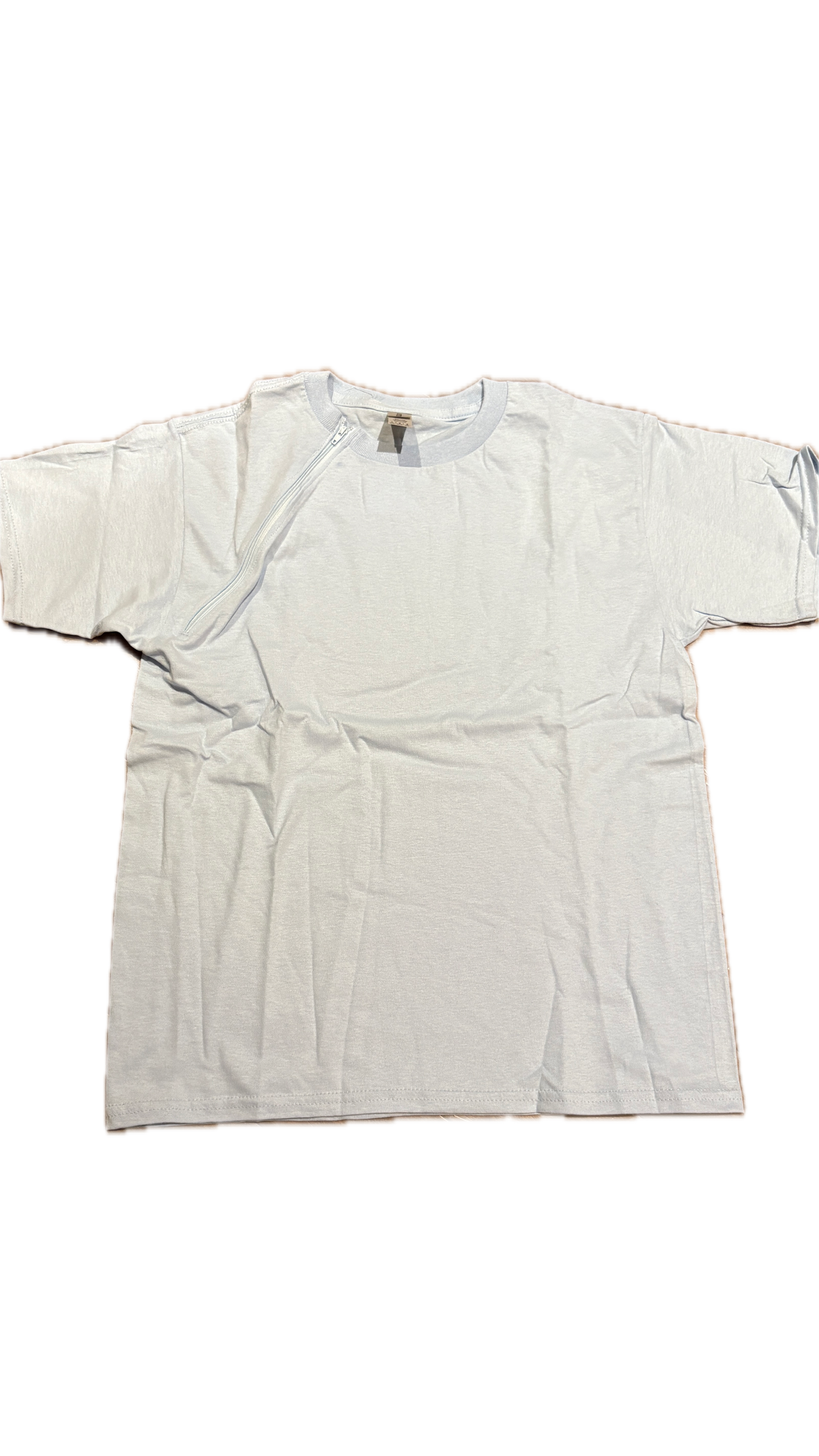 RIGHT ZIPPER Powder Blue Youth Large