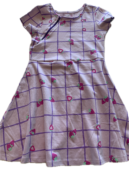 RIGHT ZIPPER Strawberry Dress