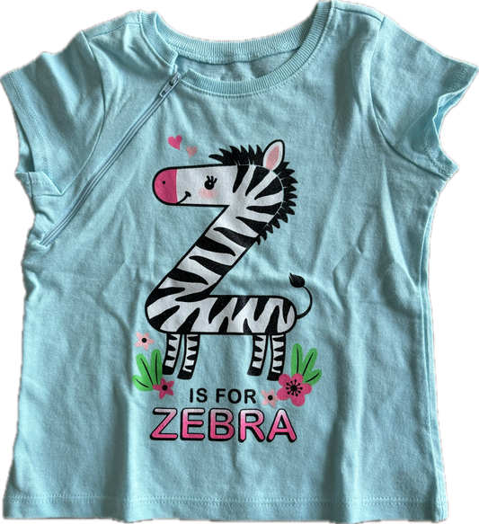 RIGHT ZIPPER Z is for Zebra