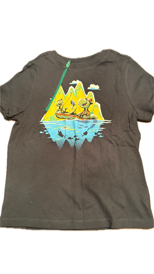 RIGHT ZIPPER Fishing Dino