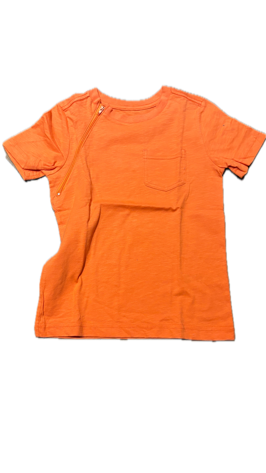 RIGHT ZIPPER Orange with Pocket