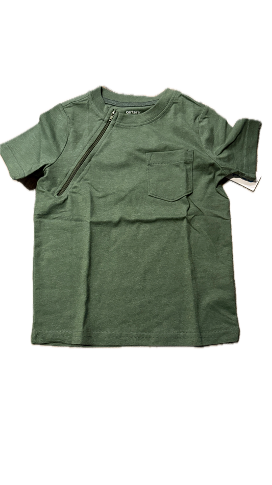 RIGHT ZIPPER Green with Pocket