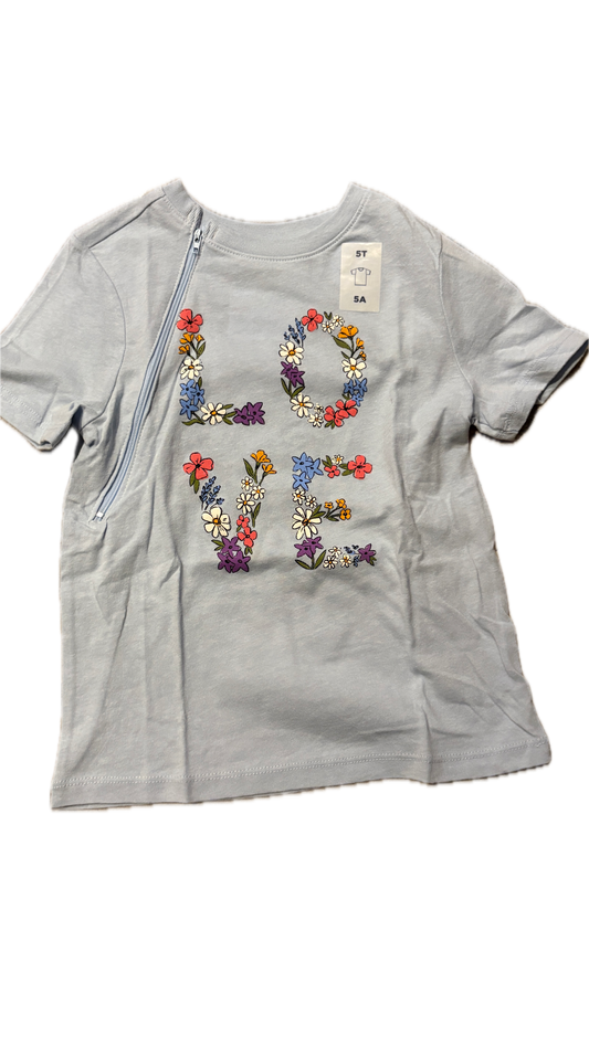 RIGHT ZIPPER Love Flowers