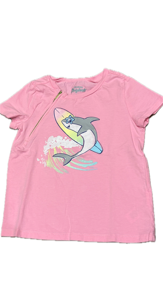 RIGHT ZIPPER Surfing Shark