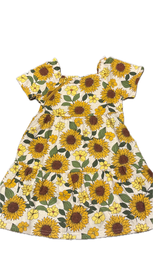 RIGHT ZIPPER Gold Flowers