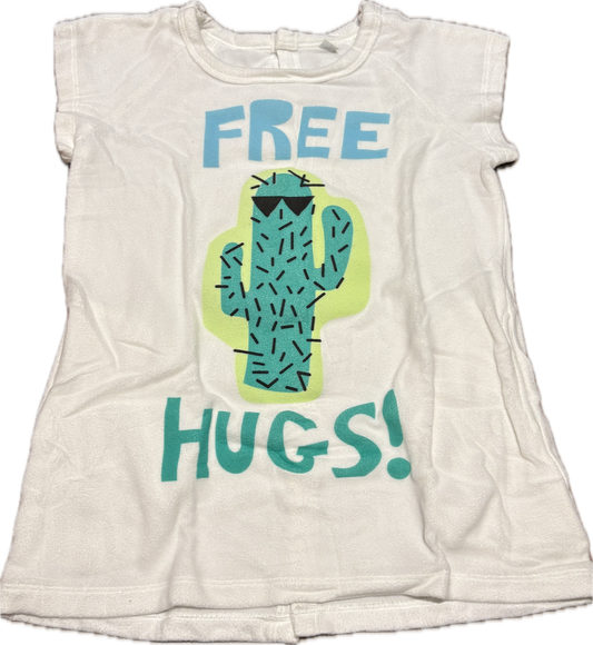 Flannel Gown - Free Hugs! [WHITE]