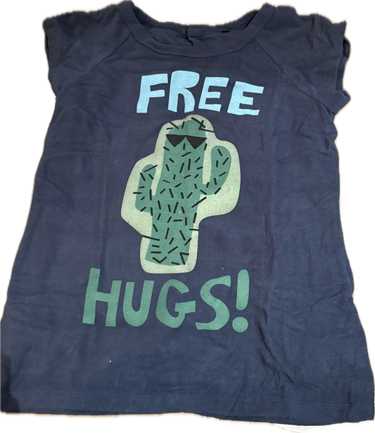 Flannel Gown - Free Hugs! [BLUE]