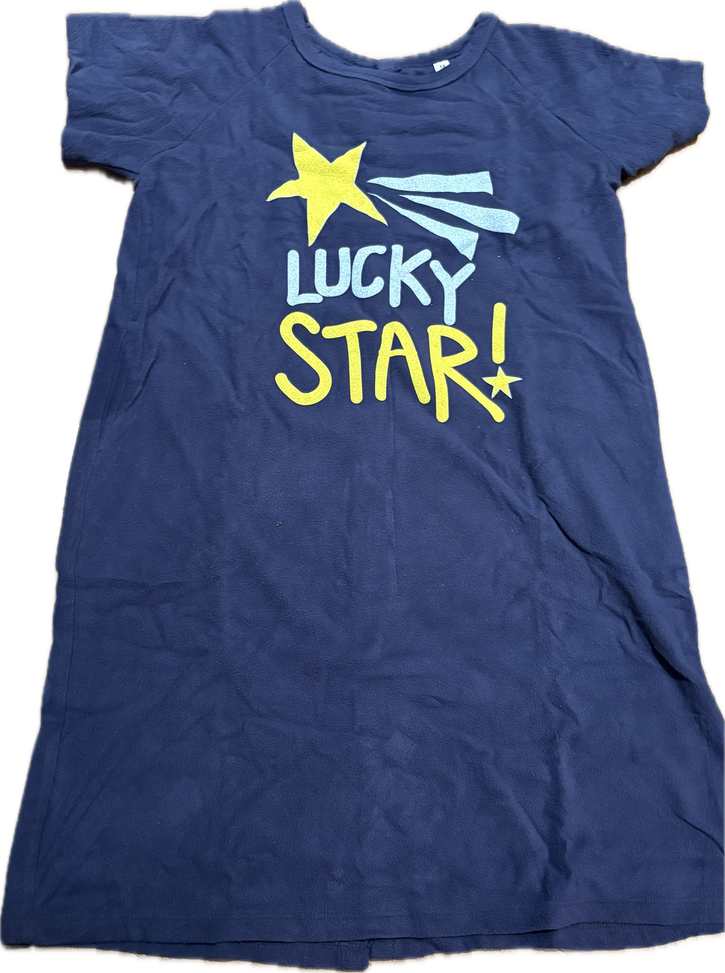 Flannel Gown - Lucky Star [BLUE]