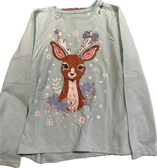 RIGHT ZIPPER Winter Deer