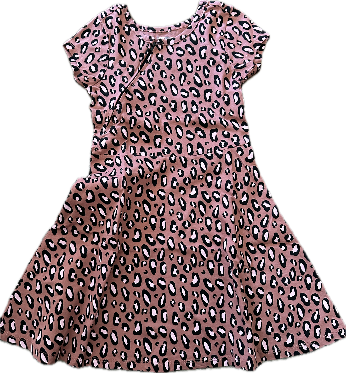 RIGHT ZIPPER Cheetah Dress