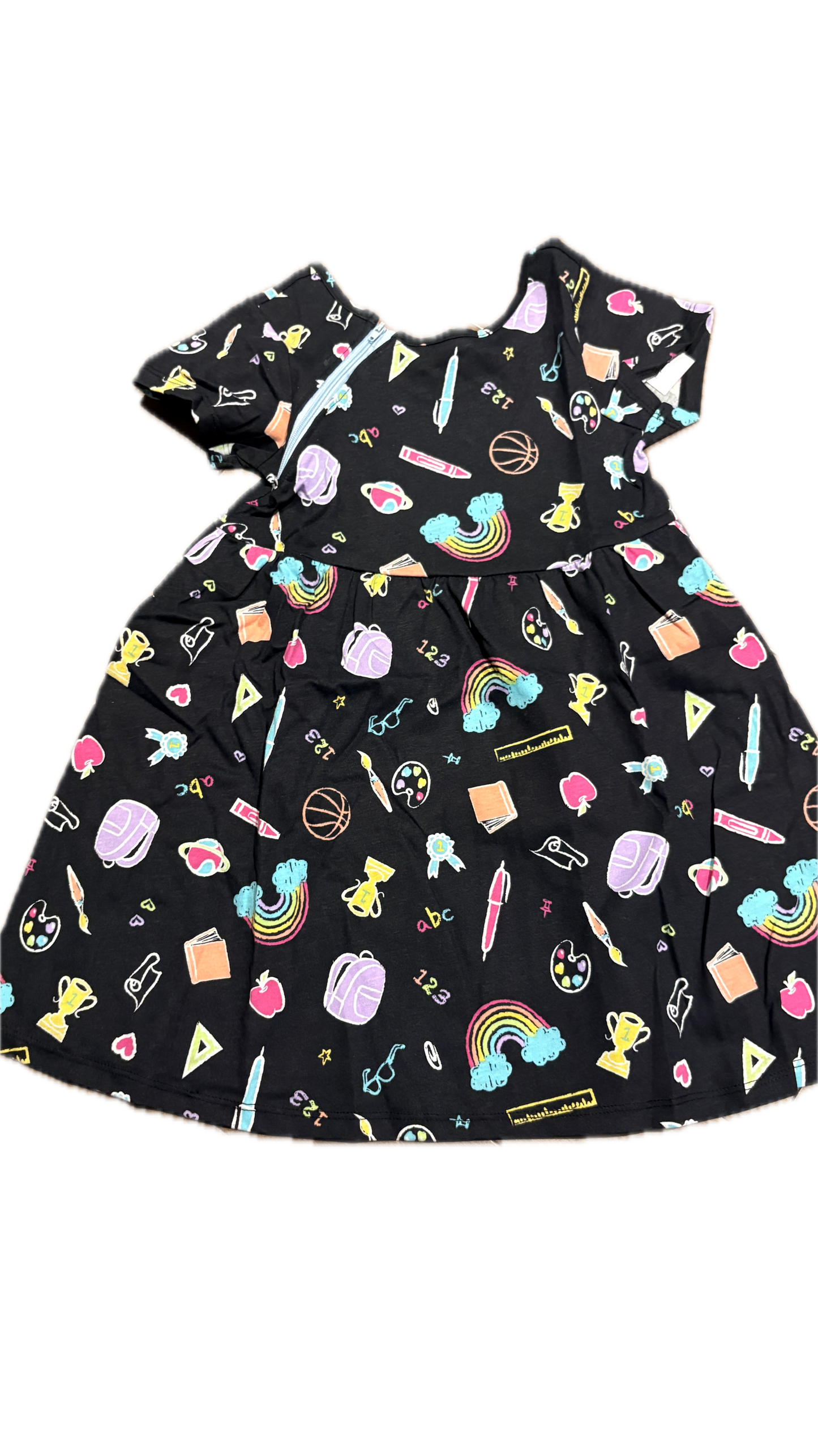 RIGHT ZIPPER Crayon Dress