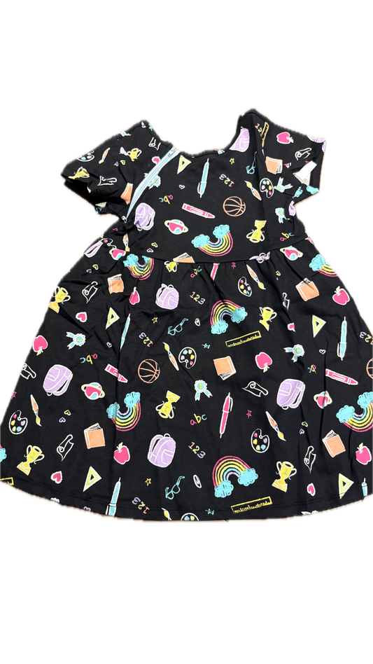 RIGHT ZIPPER Crayon Dress