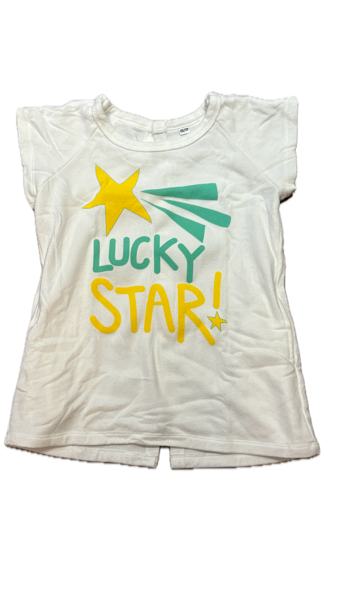 Flannel Gown - Lucky Star [WHITE]