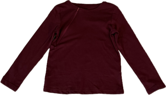 RIGHT ZIPPER Maroon