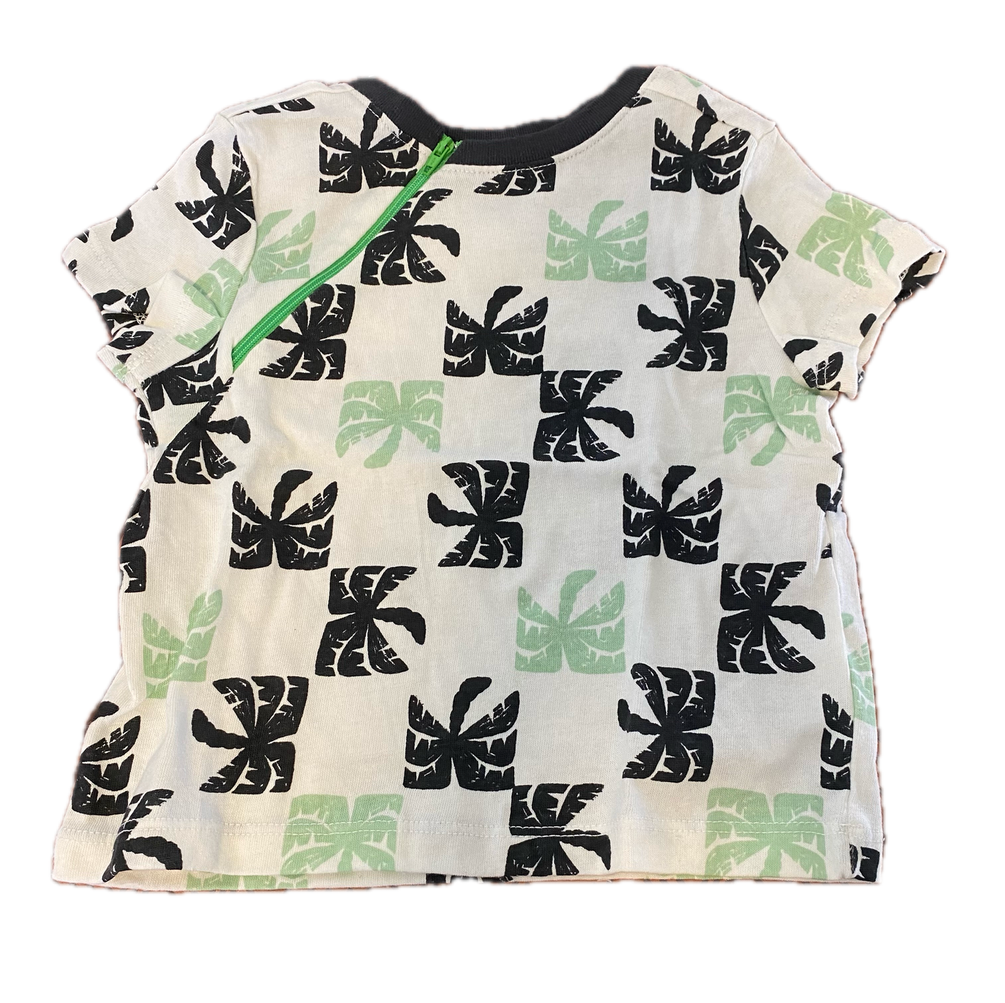 RIGHT ZIPPER Palm Trees