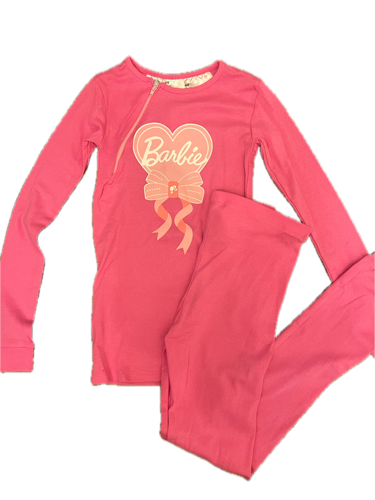 RIGHT ZIPPER Barbie PJs