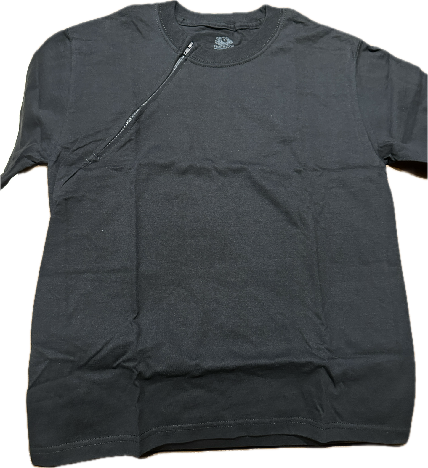 RIGHT ZIPPER Black