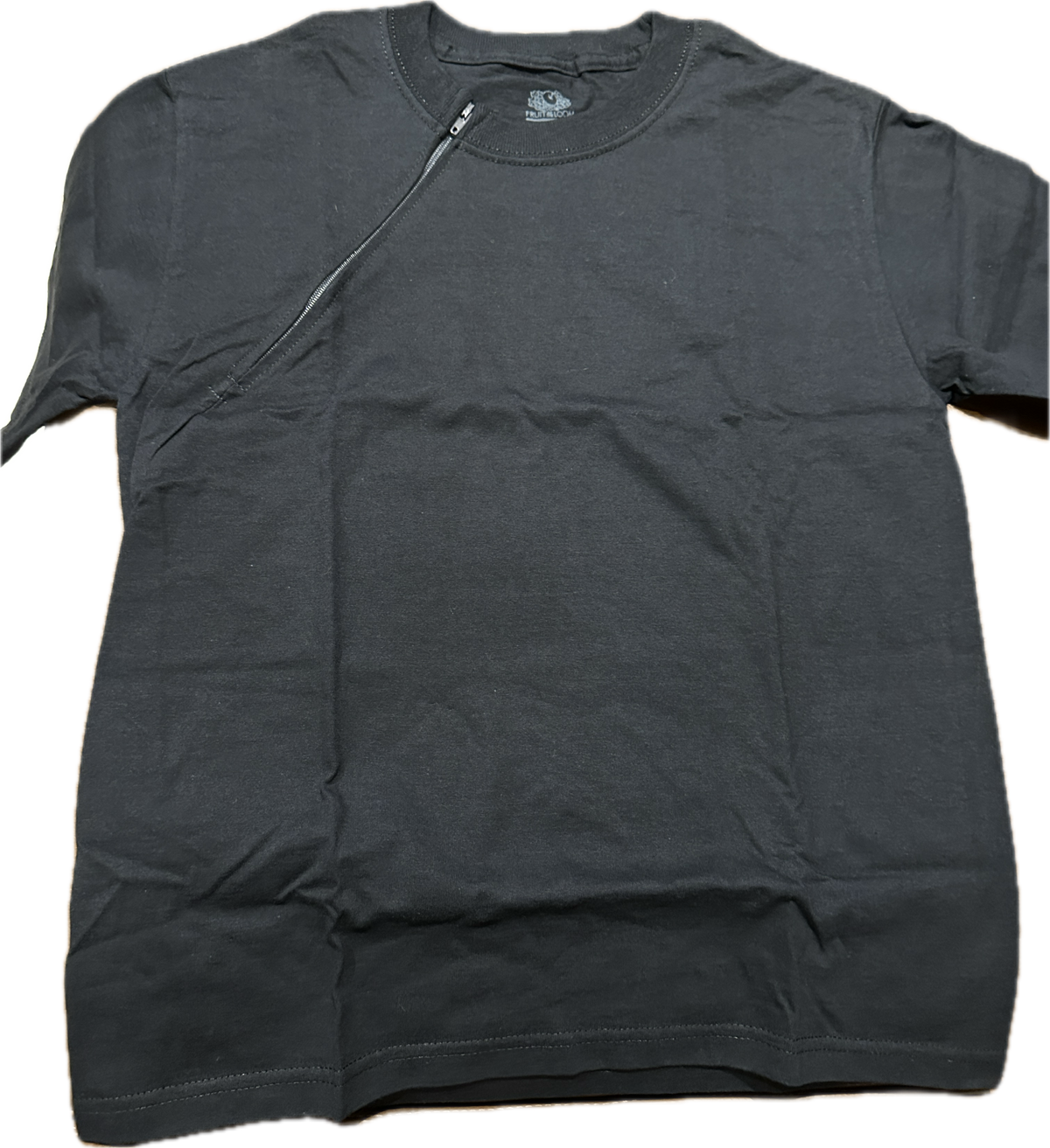 RIGHT ZIPPER Black