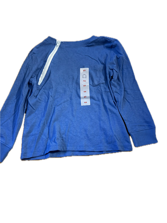 RIGHT ZIPPER Blue with Pocket