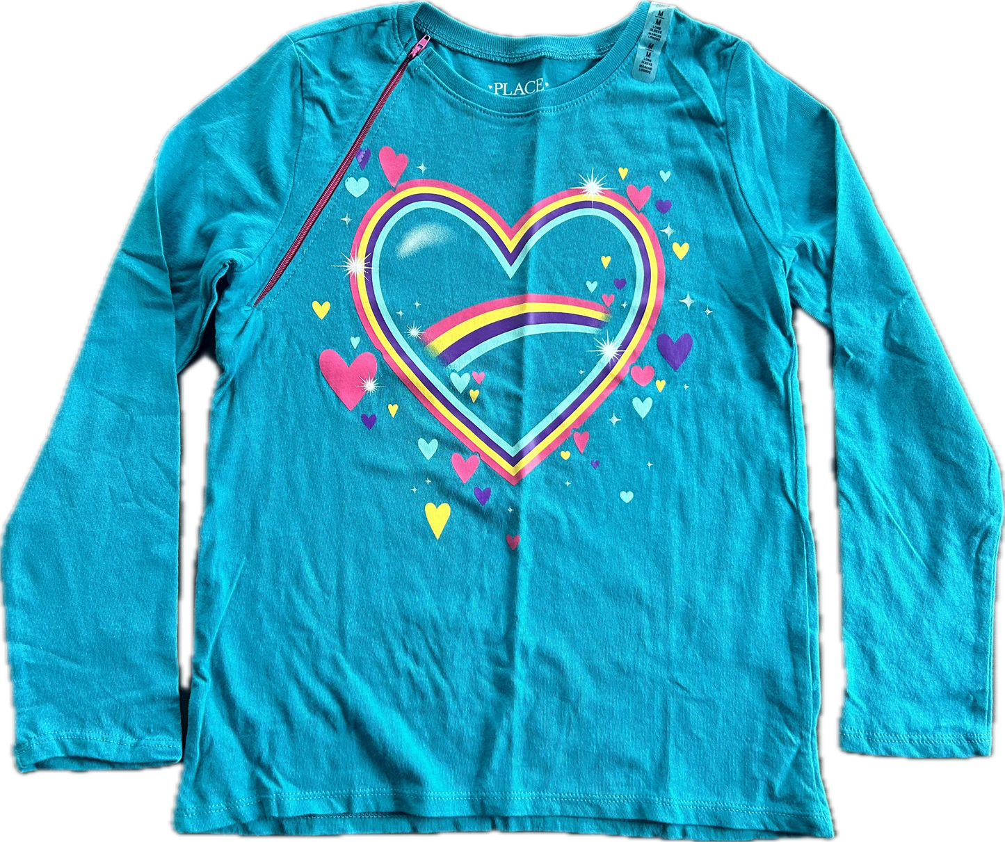 RIGHT ZIPPER Rainbow Heart