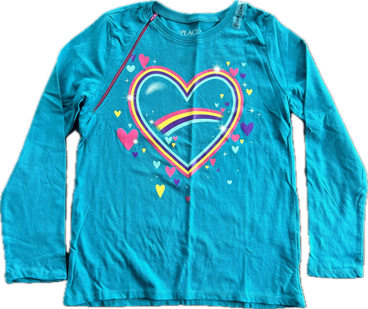 RIGHT ZIPPER Rainbow Heart