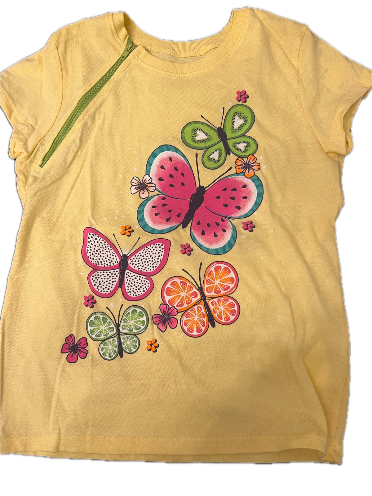 RIGHT ZIPPER Fruit Butterflies