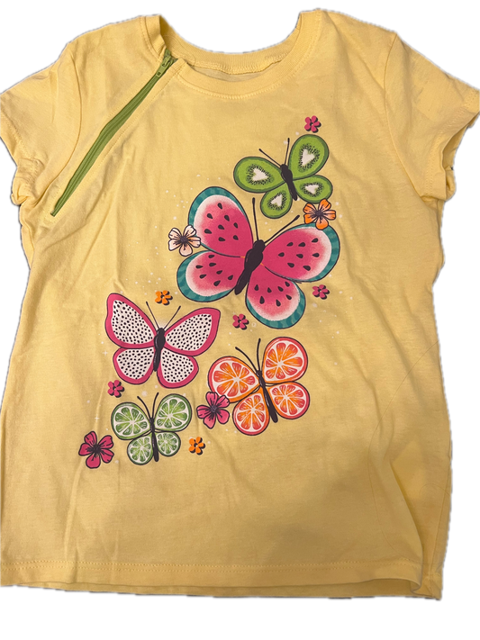 RIGHT ZIPPER Fruit Butterflies