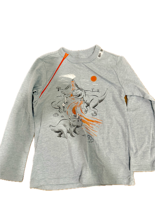 RIGHT ZIPPER Dino Volcano