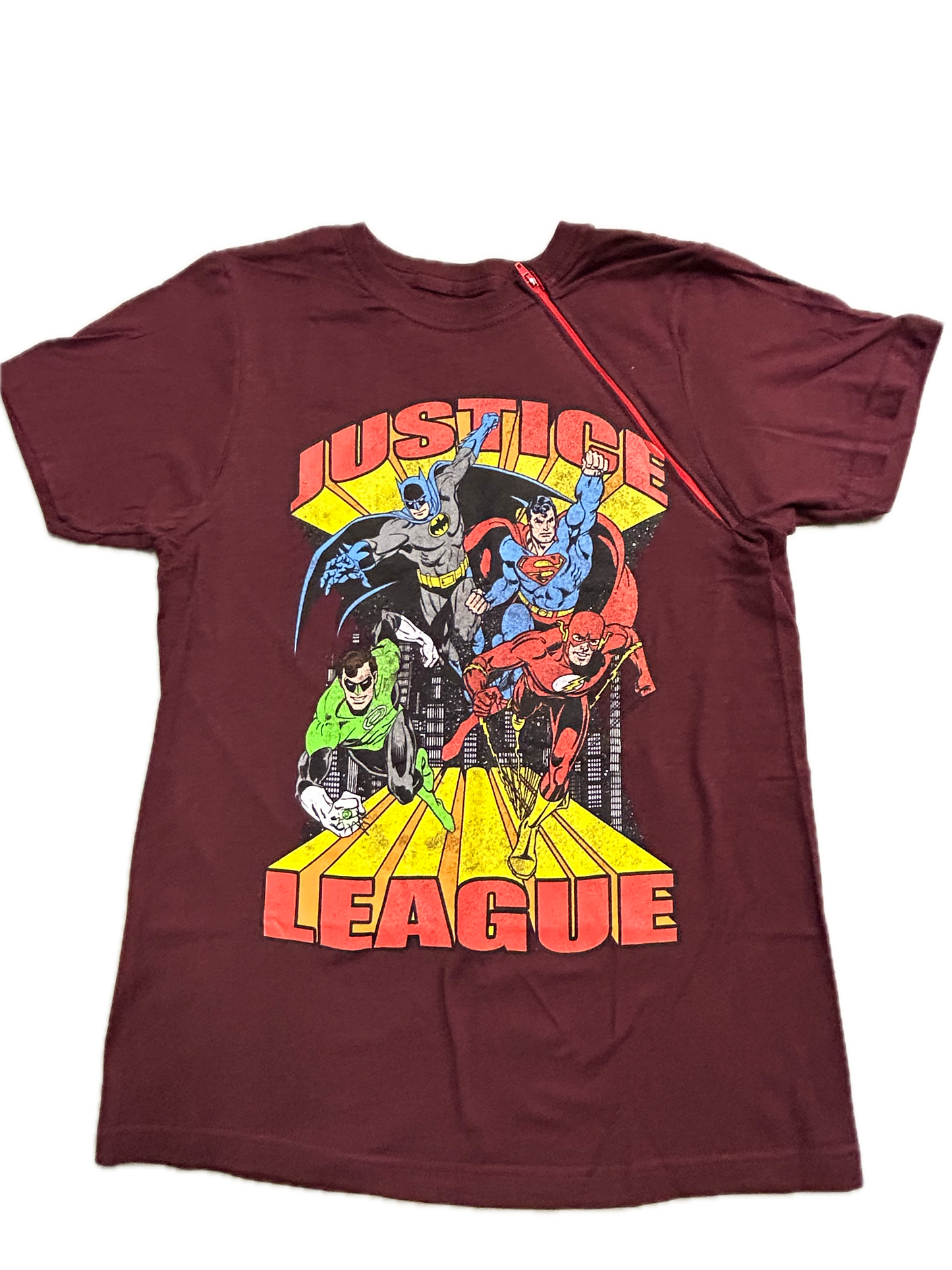 LEFT ZIPPER Justice League