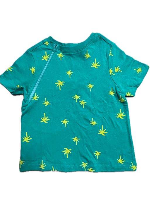 RIGHT ZIPPER Palm Trees