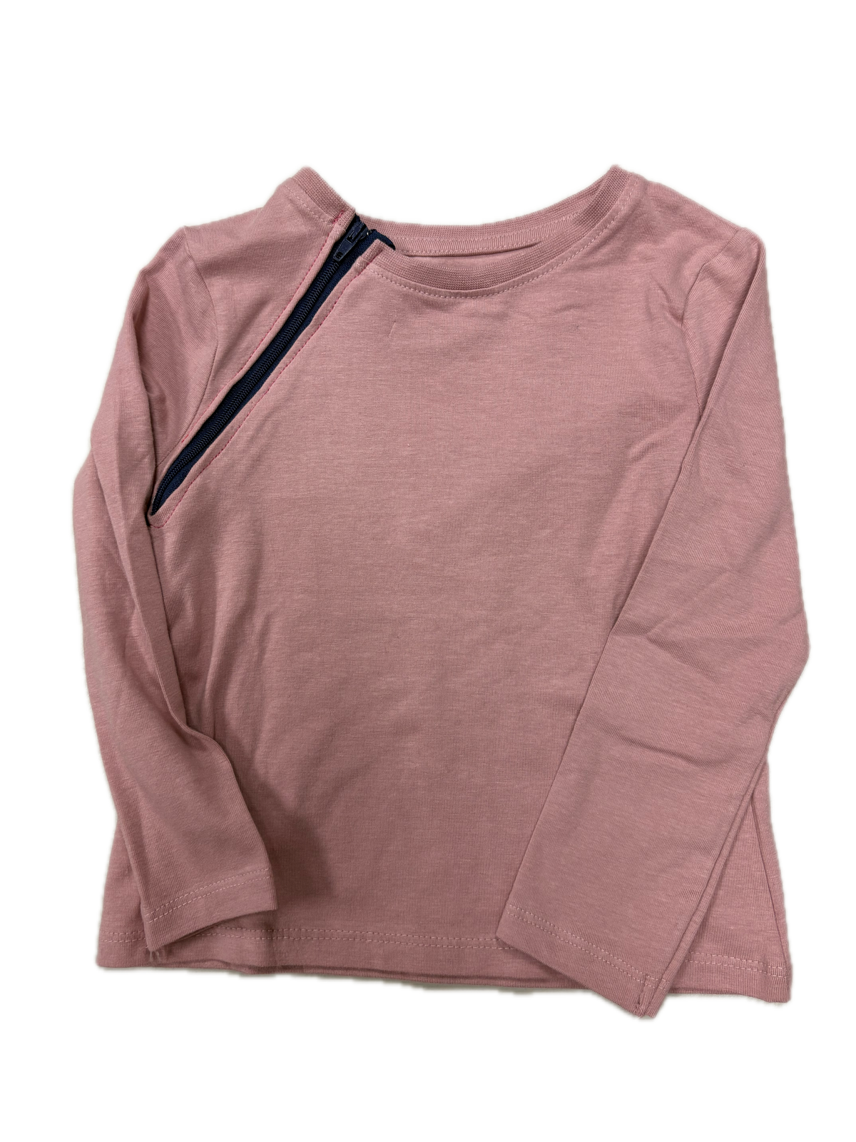 RIGHT ZIPPER Plain Pink