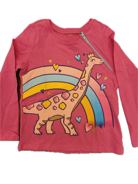 LEFT ZIPPER Dino Rainbow