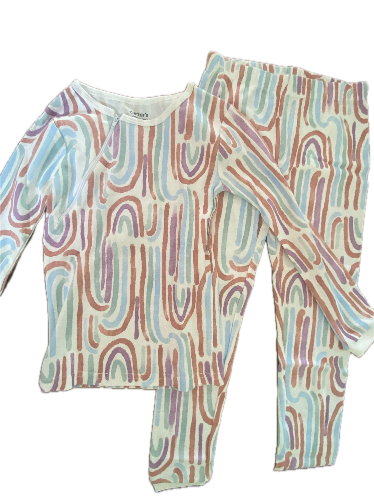 RIGHT ZIPPER Rainbow PJs
