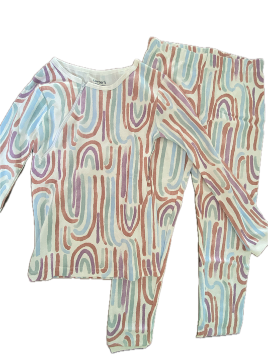 RIGHT ZIPPER Rainbow PJs