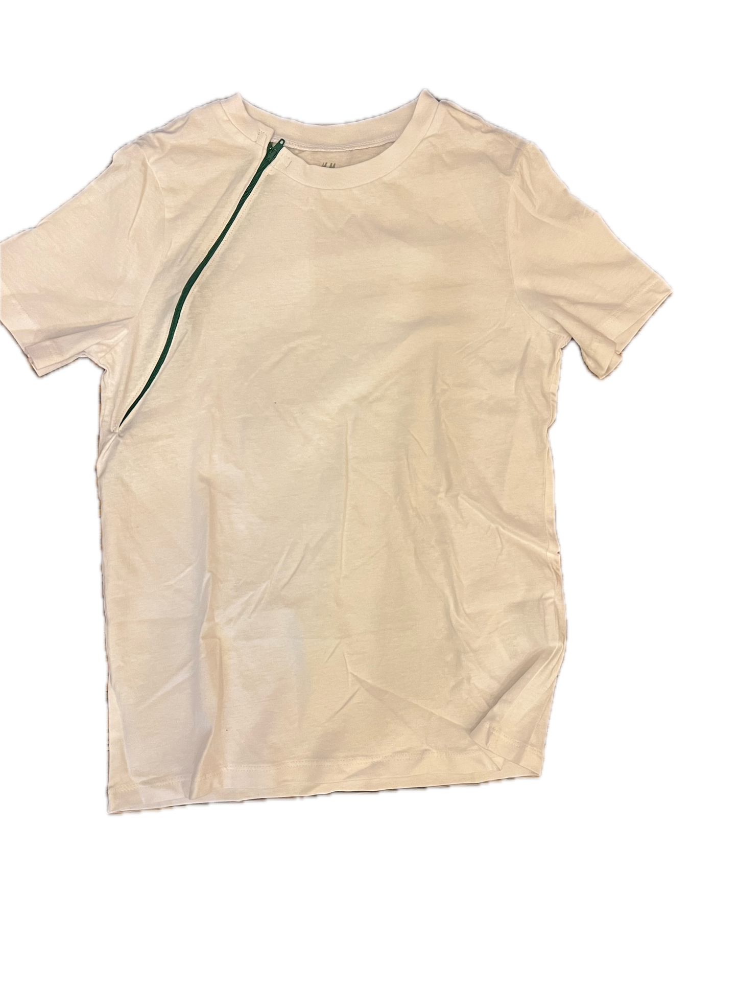 RIGHT ZIPPER White